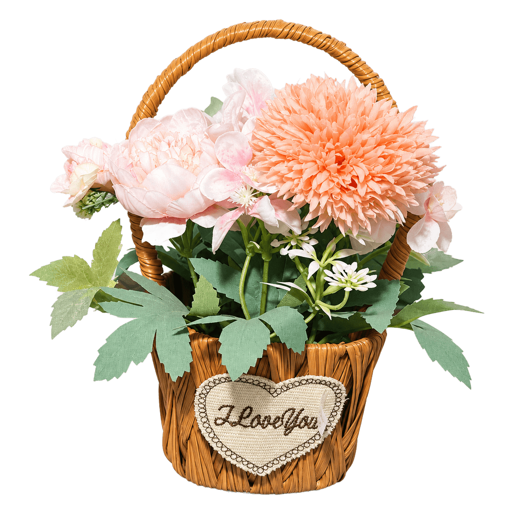 'I Love You' Flower Basket
